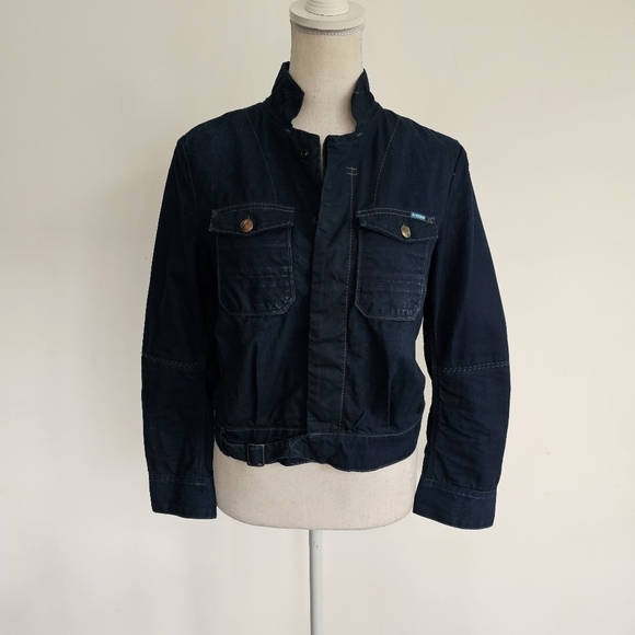 G-Star Raw Organic Dark Wash Denim Jacket - Picture 2 of 10